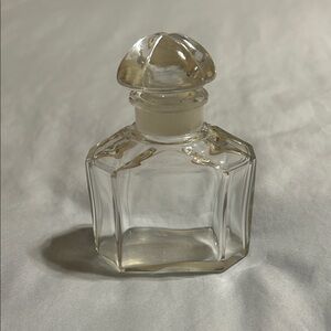 Collectible Cristal Nancy Clear Glass Perfume Bottle